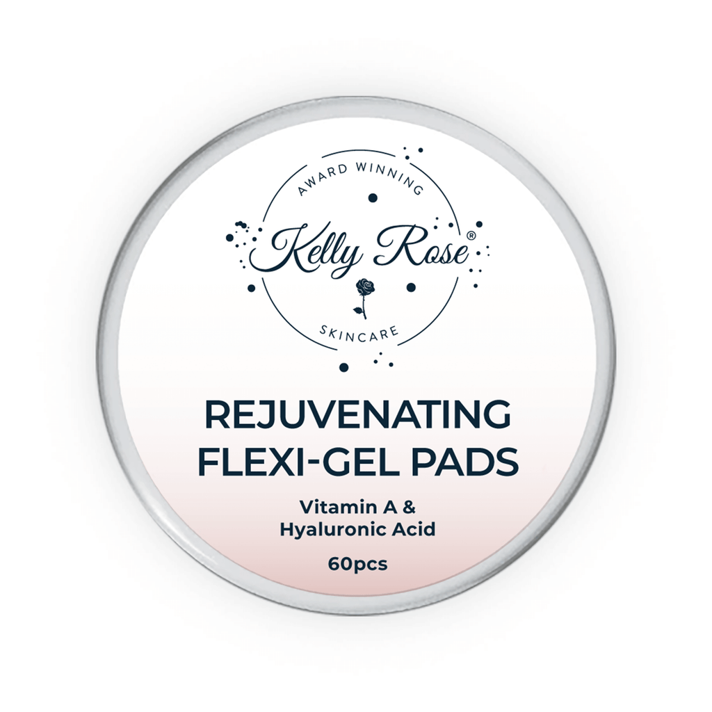 Kelly Rose™ Skincare Vitamin A and Hyaluronic Acid Gel Eye Pads