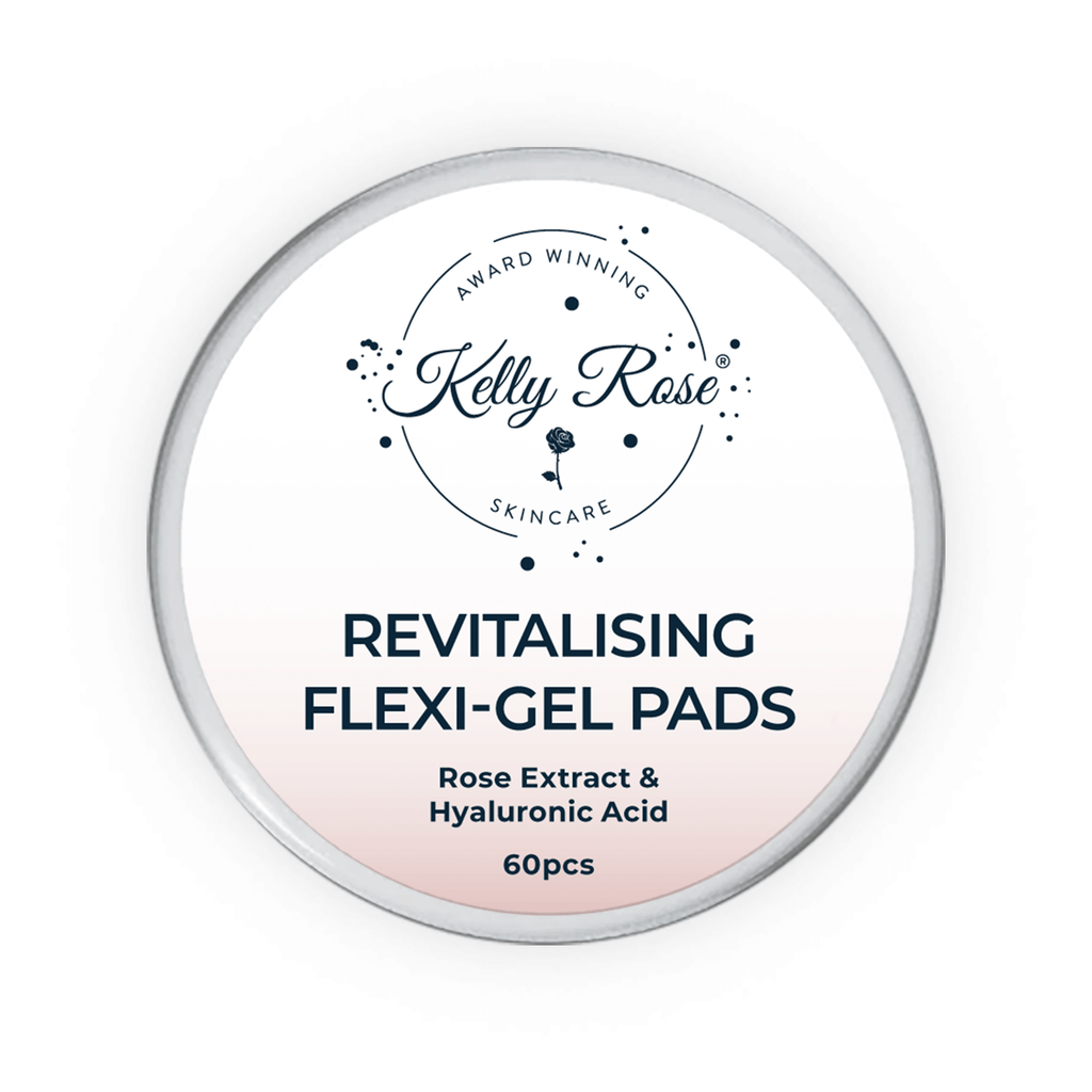 Kelly Rose™ Skincare Hyaluronic Acid with Rose Extract Gel Eye Pads