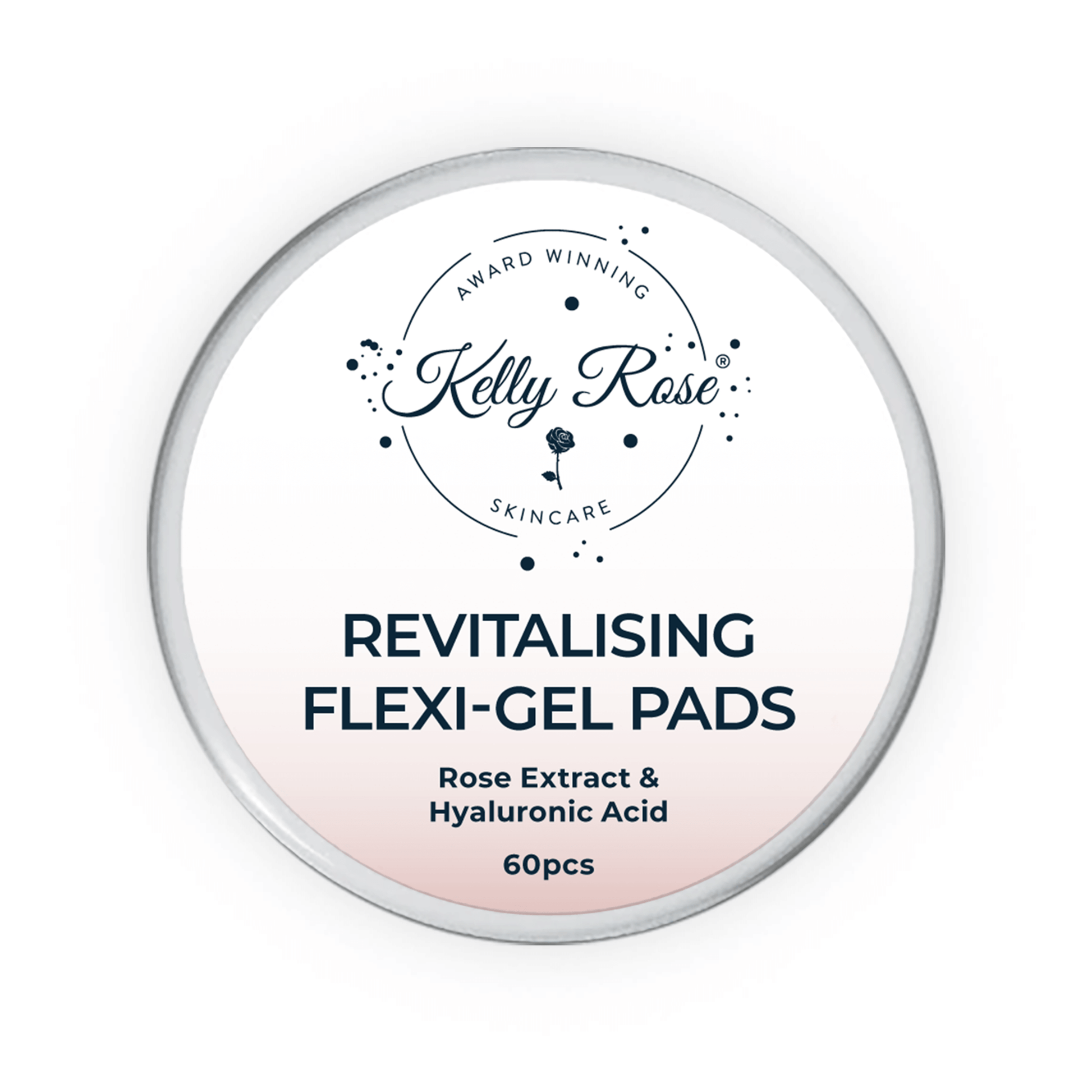 Kelly Rose™ Skincare Hyaluronic Acid with Rose Extract Gel Eye Pads